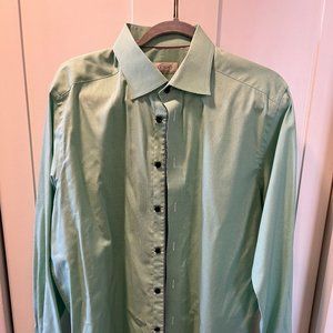 Classy Green Eton Dress Shirt